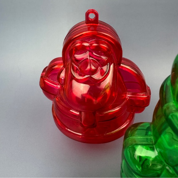 Christmas Candy Plastic Ornaments, set of 5. - Picture 4 of 8